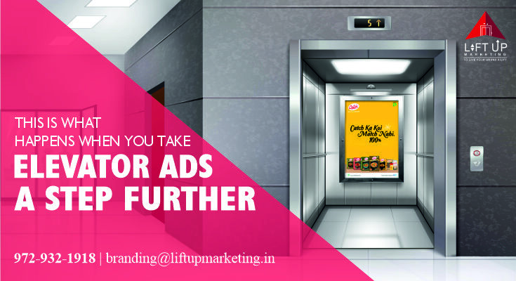 Elevator door ads