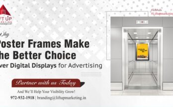 Why Poster Frames Make the Better Choice over Digital Displays for Advertising