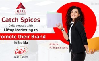 Catch Spices Collaborates with Liftup Marketing to Promote their Brand in Noida lift ads