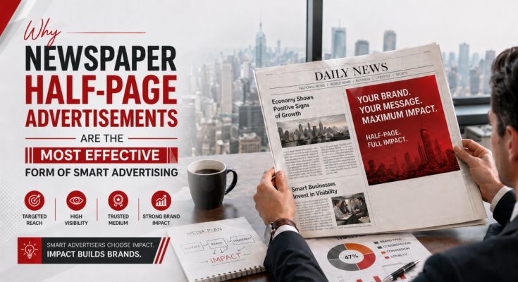 Newspaper Half-Page Advertisements