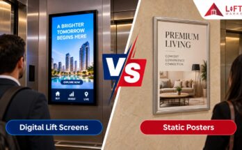 Digital Lift Screens vs Static Posters